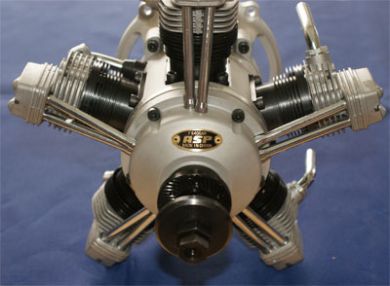 ASP FS400AR 5R Radial RC Model Plane Glow Four stroke Engine